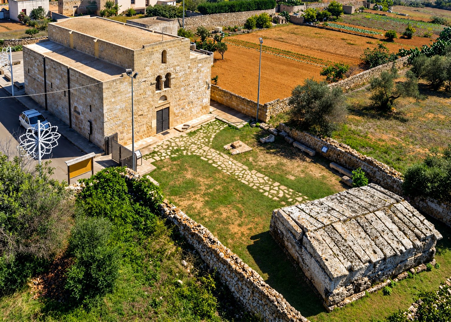 La Centopietre e la chiesa di San Giovanni Battista