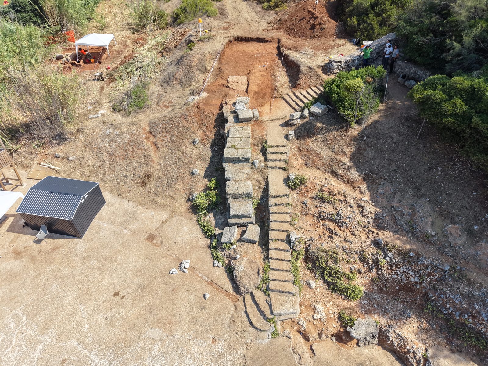 Gli scavi a San Gregorio, l’approdo di Vereto